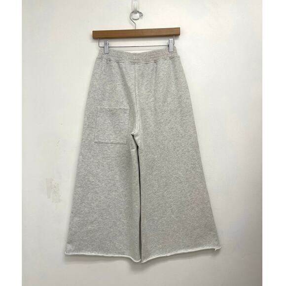 Nap Loungewear Cropped Wide Leg Terry Pull On Sweatpants REPAIRED - Small - Picture 3 of 11